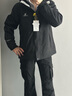 駱駝（CAMEL）戶(hù)外沖鋒衣 三合一加絨加厚防水情侶款外套登山服裝 A9W114120-1 曬單實(shí)拍圖