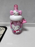 OQB德國(guó)開(kāi)學(xué)學(xué)生專用HelloKitty水杯大容量可愛(ài)女生高顏值吸管杯子 凱蒂貓專屬立體貼+清潔刷 650ml 曬單實(shí)拍圖