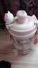 聚莜家可愛(ài)水杯女生高顏值大容量水杯tritan吸管杯子夏天學(xué)生雙飲水杯 粉色600ML+貓頭+粉色蝴蝶結 曬單實(shí)拍圖