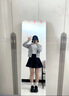 班尼路外套女開衫衛(wèi)衣女裝春秋冬新款休閑顯瘦短款上衣服連帽小個(gè)子女生 灰#純色 【高支柔綿】 M 曬單實(shí)拍圖