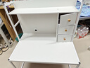 舒怡然床上電腦桌大學(xué)生懶人書(shū)桌書(shū)架上下鋪宿舍神器鋼架床頭筆記本桌子 【柜門(mén)款】白架+暖白色 曬單實(shí)拍圖