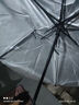 【全網(wǎng)爆款】手動UV折疊雨傘男女晴雨傘兩用防曬遮陽黑膠傘 【新人福利】7骨 純色隨機無黑膠 曬單實拍圖