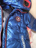 G.duck奧特曼衣服兒童羽絨服男童中長(cháng)款小童洋氣卡通免洗加厚免洗外套潮 藍色 6829 120 cm 曬單實(shí)拍圖