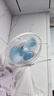 水月明插電款小型夾式電風(fēng)扇強力大學(xué)生宿舍床頭壁掛式辦公臺式小風(fēng)扇臺扇靜低音家用桌面夾扇辦公室 藍色鋼網(wǎng)（自帶1.3米線(xiàn)） 可立可掛可夾多功能搖頭風(fēng)扇 曬單實(shí)拍圖