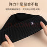 卡爾美（KELME）帽子男針織帽冬季保暖毛線(xiàn)帽運動(dòng)跑步滑雪帽騎行防風(fēng)防寒棉冷帽女 曬單實(shí)拍圖