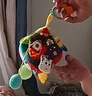 jollybaby嬰兒抽抽樂嬰兒車掛件玩具0-1歲抬頭練習(xí)掛件床鈴床掛拉拉樂6個月 拉繩抽抽樂—正方形 曬單實拍圖