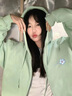 真維斯（JEANSWEST）秋季外套女春秋款連帽衛衣女2025新款爆款早秋韓系灰色開(kāi)衫上衣女 曬單實(shí)拍圖