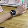 Apple/蘋果 Watch S11 智能手表GPS款42毫米亮黑色鋁金屬表殼黑色運動型表帶S/M MEU94CH/B 曬單實拍圖
