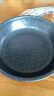 【虧本清倉】韓式麥飯石色不粘鍋平底鍋鐵鍋電磁爐不帶蓋 黑色小煎鍋 16cm 曬單實(shí)拍圖