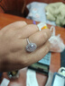 CEENIU胖東來品質(zhì)鉑金莫桑鉆鴿子蛋戒指橢圓2克拉鉆戒莫桑石18K金鉆石豪 粉鉆【1.5克拉】 女士19號 曬單實拍圖