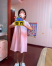 巴拉巴拉女童裙子兒童連衣裙2025夏裝中大童洋氣撞色Polo裙208225111011 曬單實(shí)拍圖