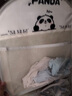 JCZS德國品牌襪子收納神器宿舍衣柜內衣內褲掛袋懸掛式網(wǎng)兜床頭床邊整 升級款：1個(gè)裝【三層熊貓款】自帶掛鉤網(wǎng)紗透氣 曬單實(shí)拍圖