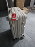袋鼠多功能行李箱前置開(kāi)口大容量旅行箱萬(wàn)向輪拉桿箱學(xué)生結實(shí)耐用皮箱 奶白色【前開(kāi)口+多功能】 20英寸 【可登機短途】 曬單實(shí)拍圖