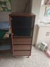言木智實(shí)木電視邊柜客廳中古風(fēng)家用2025新款沙發(fā)邊柜酒柜收納柜一體靠墻 康樂(lè )M02【50*40*130】 曬單實(shí)拍圖