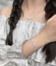 中國黃金足銀紫藤花項鏈女2025新款輕奢時尚老婆生日禮物中秋節(jié)禮物送女友 【紫色-兩件套】足銀手鏈+足銀項鏈【品牌禮盒】 曬單實拍圖