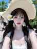 QBILY 耳環(huán)【4對裝】多巴胺編織花朵耳環(huán)女度假風(fēng)小眾高級感耳飾配飾 多巴胺耳環(huán)【4對裝】 曬單實拍圖