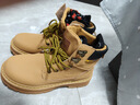 紳濤高幫內增高男鞋10cm戶(hù)外工裝馬丁靴男士增高鞋運動(dòng)鞋內增高休閑鞋 黃色10cm 40 內增高鞋 曬單實(shí)拍圖