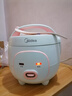 美的（Midea）迷你電飯煲微壓 小型家用電飯煲1-2人電飯鍋家用1-2-3個(gè)人用宿舍萌趣多功能煲湯煮飯煮粥不粘內膽 【一鍵煮飯】防粘內膽 1.6L 老人/小孩都會(huì )用 曬單實(shí)拍圖