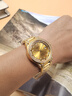 賓爵金鷹鑲嵌真鉆鍍金腕表男士手表進(jìn)口機械機芯夜光防水品牌鋼帶手表 金鷹-金色鑲石殼金色面金色帶 曬單實(shí)拍圖