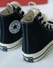 匡威（Converse）官方All Star Lift女高幫帆布經(jīng)典厚底鞋黑色560845C 560845C/黑色 36.5 曬單實(shí)拍圖