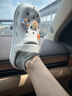 名創(chuàng)優(yōu)品（MINISO）洞洞鞋男女夏季外穿涼鞋防滑厚底踩屎感包頭涼拖鞋 卡其+海洋星星 曬單實拍圖