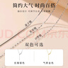老銀匠s925銀萬(wàn)能針式項鏈小孔穿串珠鏈女夏季銀鏈子抽拉素鏈可調節裸鏈 曬單實(shí)拍圖