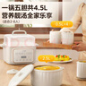 美的（Midea）電燉鍋4-5人用燉湯盅電燉鍋 電煮鍋電蒸鍋上蒸下燉隔水電燉鍋電砂鍋煲湯電燉鍋電燉盅燕窩燉盅輔食 4.5L 【一鍋五膽 隔水柔燉】DZE2552 曬單實拍圖