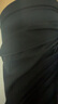 百思絨速干健身服套裝女寬松顯瘦戶(hù)外跑步服  黑色上衣+黑短褲 XXL 曬單實(shí)拍圖