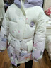 迪士尼女童庫洛米棉服2023新款冬季兒童洋氣中長(cháng)款羽絨棉衣冬天加厚外套 紫色羽絨棉衣 130 曬單實(shí)拍圖