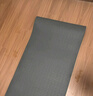 佑美（YOU MEI）男士瑜伽墊tpe健身加厚寬專業(yè)防滑跳繩操運(yùn)動靜隔音減震黑色  曬單實(shí)拍圖