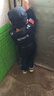 潔萍雅小孩衣服兒童警官服裝警警裝警察童裝黑貓警長(cháng) 男女款長(cháng)袖4件套 110 尺 曬單實(shí)拍圖