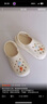 名創(chuàng  )優(yōu)品（MINISO）洞洞鞋男女夏季外穿涼鞋防滑厚底踩屎感包頭涼拖鞋 卡其+海洋星星 曬單實(shí)拍圖