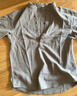貓人（MiiOW）冰絲亞麻短袖襯衫男士夏季薄款速干休閑襯衣白色百搭寸衫雷軍同款 灰色 XL 曬單實(shí)拍圖