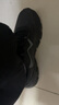 安踏男鞋革面防潑水跑步鞋男黑色輕便防滑休閑鞋春秋運動(dòng)鞋旅游鞋男 曬單實(shí)拍圖
