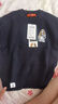 暇步士（Hush Puppies）童裝兒童男女大童秋冬裝新款套頭舒適混紡時(shí)尚休閑線(xiàn)衣 藏藍 110 cm 曬單實(shí)拍圖