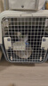 華元寵具（hoopet）寵物航空箱狗狗飛機托運箱貓咪外出貓包小型犬國航車(chē)載狗籠大型犬 國航款2號60*39*39cm 有鐵窗 曬單實(shí)拍圖