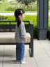幼歌（YOUGE）嬰幼兒秋季新款全棉柔軟毛衣開(kāi)衫寶寶親膚抗起球外套潮 灰色寶寶款 100 cm 曬單實(shí)拍圖