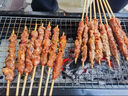 臘偵探燒烤食材半成品 羊肉牛肉雞翅五花肉串 火鍋空氣炸鍋烤肉網(wǎng)紅炸串 雞肉小串（腌制）60支 220g 曬單實(shí)拍圖