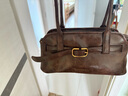 CHARLES&KEITH25秋新品腰帶式設(shè)計長柄腋下包斜挎包七夕禮物CK2-20271613 Distressed Coffee咖啡色 M 曬單實拍圖