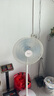 美的（Midea）【颶風節(jié)能】七葉柔風立式電風扇/家用輕音落地扇/臺式小型風扇/大風力遙控定時搖頭風扇 SAH35BSJ 曬單實拍圖