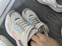 Skechers斯凱奇兒童復古運動(dòng)鞋女童新款緩震熊貓老爹鞋舒適休閑鞋303967L 曬單實(shí)拍圖