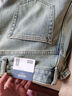 森馬（Semir）森柔牛仔|牛仔褲女抓毛寬松闊腿褲冬季女士做舊長(cháng)褲103724124001A 曬單實(shí)拍圖