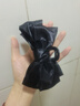 雙層緞面蝴蝶結(jié)抓夾發(fā)夾高級感緞面鯊魚夾新款潮后腦勺發(fā)飾 雙層緞面蝴蝶結(jié)-黑色 曬單實拍圖