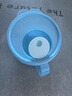 特百惠（Tupperware）微波460ml水晶湯碗可加熱學(xué)生上班族便攜野餐露營(yíng)飯盒單個(gè) 天空藍 曬單實(shí)拍圖