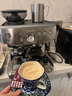 鉑富（Breville）BES876 半自動(dòng)咖啡機 家用意式 研磨奶泡一體式 智能輔助壓粉系統 大容量水箱 25擋研磨 流光銀 曬單實(shí)拍圖