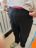 俞兆林（YUZHAOLIN）媽媽褲子春秋款寬松加肥加大中老年女褲胖奶奶裝秋冬大碼高腰長(cháng)褲 2116黑色[春秋款] 常規 3XL [110-120斤] 曬單實(shí)拍圖