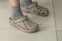 卡駱馳crocs七夕禮物洞洞鞋貝雅男鞋女鞋輕便耐磨一腳蹬拖鞋休閑鞋|10126 卵石色-2V3 37 /38(230mm) 曬單實(shí)拍圖