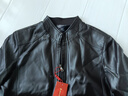 皮爾卡丹（pierre cardin）羊皮真皮皮衣男士休閑加肥加大碼中老年皮衣男秋冬季立領(lǐng)軟皮夾克 2952咖色 加絨 L 175 建議120-140斤 曬單實(shí)拍圖