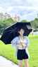 左都（ZUODU）全自動(dòng)雨傘加大加厚結(jié)實(shí)抗風(fēng)雙骨反向男士學(xué)生折疊傘車(chē)載防暴雨傘 【暗夜黑】13cm巨無(wú)霸綁帶+280T防暴雨傘布 曬單實(shí)拍圖