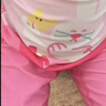 巴拉巴拉兒童泳衣男女童連體泳裝戶(hù)外防曬耐氯速干小童游男女寶泳裝 粉萌兔-分體款-防曬UPF50+耐氯 90 曬單實(shí)拍圖